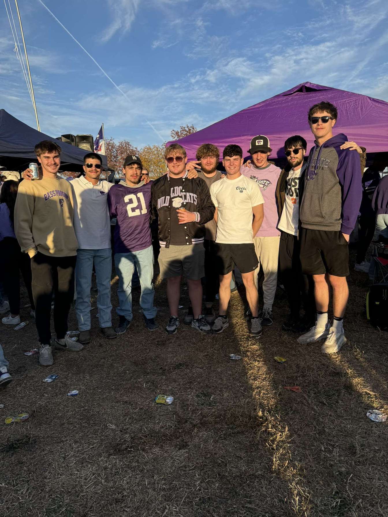 Logan with his friends